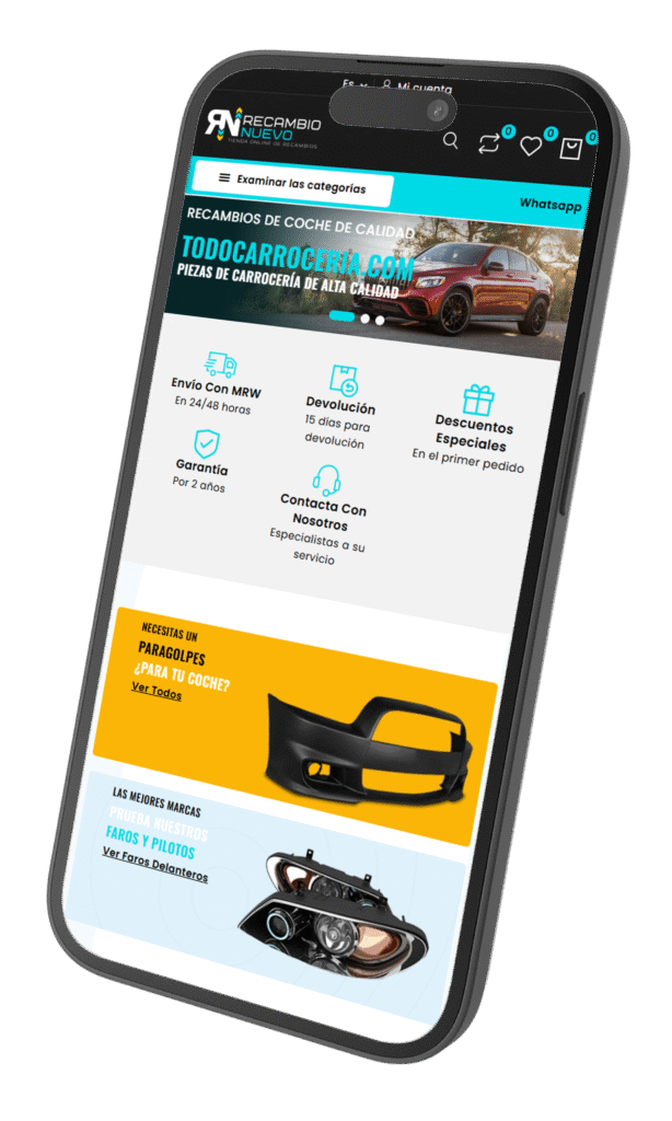 Proyecto web TodoCarroceria desarrollado por Mario Mompean